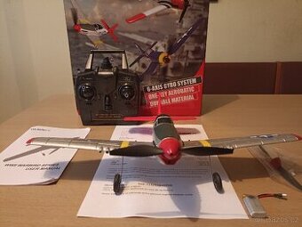 RC letadlo Mustang P51 RC Gilder
