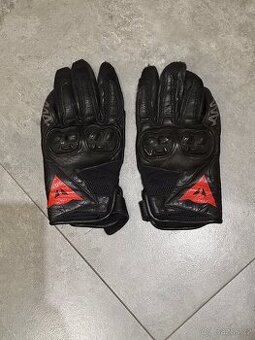 Rukavice kožené Dainese na motorku (velikost M)