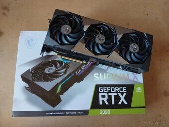 Prodám MSI GeForce RTX 3090 SUPRIM X 24G