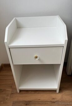 Noční stolek HAUGA IKEA bílý