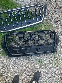 GRILL AUDI Q7 II 4M LIFT MASKA narazniku s-LINE