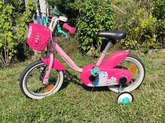 BTWIN Dětské 14" kolo od 3 do 5 let Jednorožec (90-105cm)