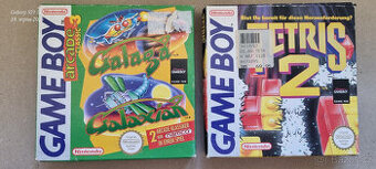 HRY-NINTENDO GameBoy GALAGA GALXIAN a TETRIS 2