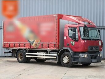 Renault D WIDE, 18 TUN, EURO 6, 15 PALET, TŘÍSTRANNÁ SHRNOV