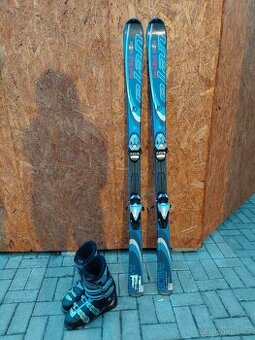 Lyže vel 160 + lyžařské boty vel 27 - 27,5