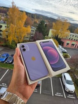 Apple iPhone 12 mini 128GB Purple - baterie 87%