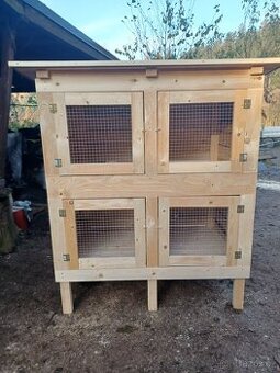 Kralikarna 4ka kotce 80x80cm