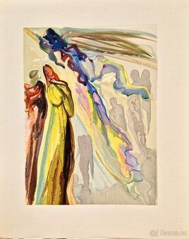 SALVADOR DALI - Ghost of Ancestors Dante - Božská komédia)