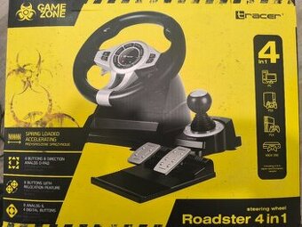 Prodám herní volant Tracer Roadster 4V1 PC,PS 3 a 4,XB