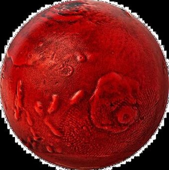 Stříbrná mince Mars 3D - jen 1999 kusů