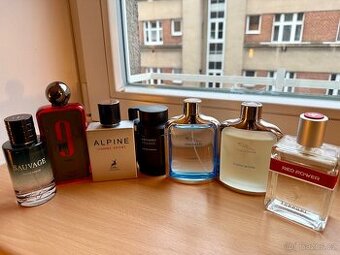 Nové pouze vyzkoušené pánské parfémy