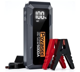 Startovací adaptér Povasee A40 pro autobaterii 5000A, 12V