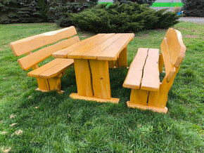 Zahradní souprava z masivu 180x80 cm
