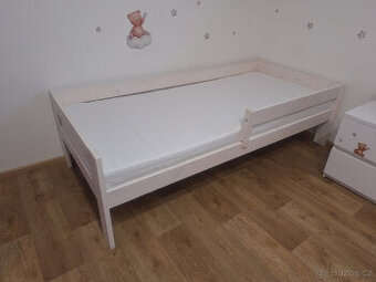 Postel EMINKA dětská 88x185cm, s matrací a s roštem