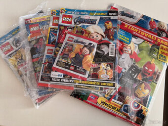 LEGO ČASOPIS: MARVEL, AVENGERS - 4X MIX + ALBUM