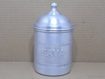 1,2L Retro hliníková dóza na kávu