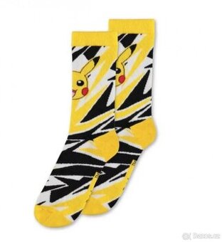 Pokémon ponožky s motivy Pikachu, Charmander a Gengar