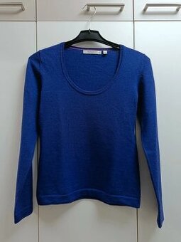 Dámský modrofialový merino svetr, vel. M