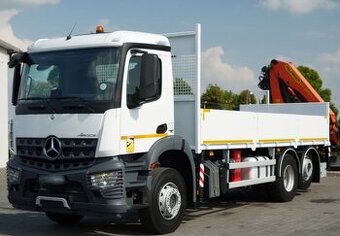 Mercedes-Benz AROCS 2643 6x2 E6 - valník s HDS