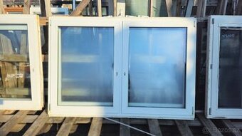 Okno PVC - 1950x1310 mm - STARŠÍ - 2 KS