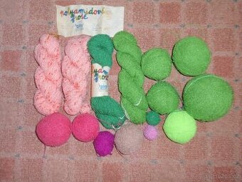 Směs barevného polyamidového froté