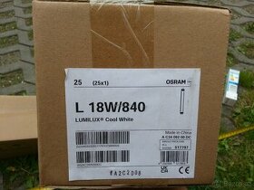 Nové zářivkové trubice Osram Lumilux cool white 18W/840