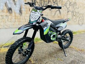 Elektrická motorka - pitbike leramotors rocket 1600W, zelená