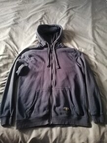 Pánská mikina na zip s kapucí NAVY 1989, velikost L 52/54,