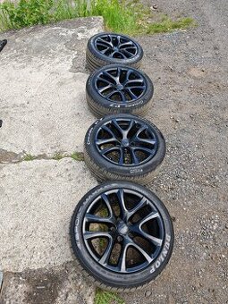 ALU kola VW R17/5x112 /ET41/8J/57,1 + pneu vyvážené