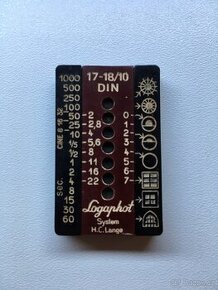 Expozimetr Logaphot, 1935, System H.C. Lange