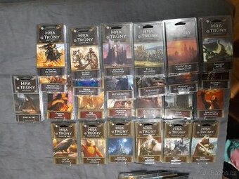 Hra o trůny LCG (karetní) - 3velké/25malých rozšiřen SLEVA - 1