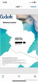 Dárkové poukazy ČEDOK