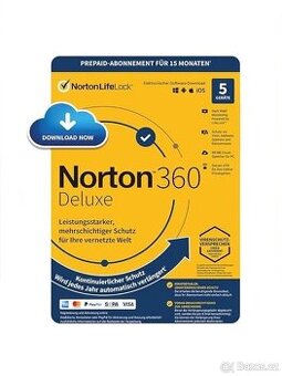 NORTON 360 Deluxe | 5 Zařízení | 15 Měsíců