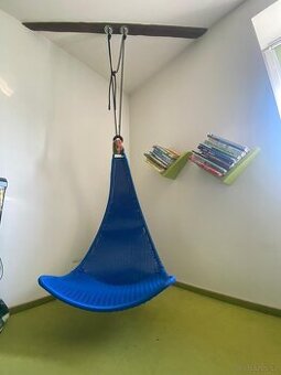 Houpačka ikea SVINGA modrá - 1