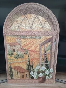 Obraz z poskládaných puzzle
