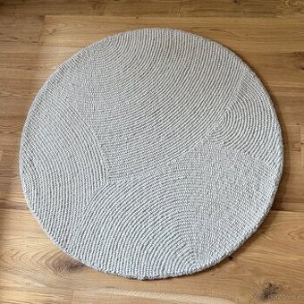 Kulatý vlněný koberec Eleni (Westwing), 120 cm