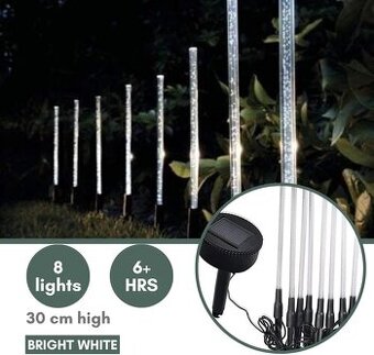 LED solární osvětlení zapichovací 8 ks