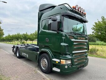 SCANIA R470 nosič kontejneru. 6X2.