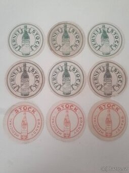 Staré etikety Fernet Stock