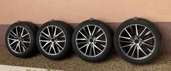 Originál Toyota 18" Alu + Continental 235/45 R18 JAKO NOVÉ