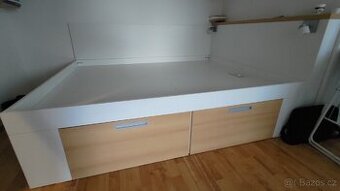 Manželská postel - rohová