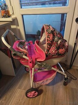 Kočárek na panenky se židličkou - 1