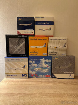 Kovové modely dopravních letadel 1:400 - 1