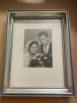 Svatební fotografie v rámu