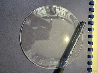 ČZ 98, 125a sklo světlometu čiré vypouklé 110mm