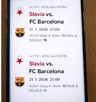Slavia vs Barcelona - 115 sektor