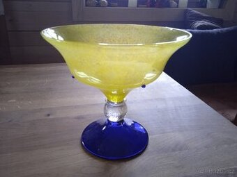 Miska se stopkou na cukroví, oříšky....