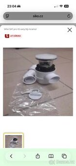 Sifon SAT pro VS vany litý mramor