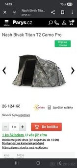 Bivak Nash Titan T2 Camo Pro