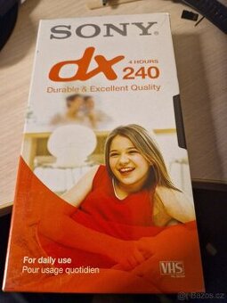 VHS SONY - videokazeta Nová nerozbalená